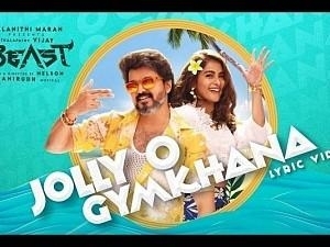 Jolly O Gymkhana 2nd Single Beast Vijay Anirudh Pooja Hegde