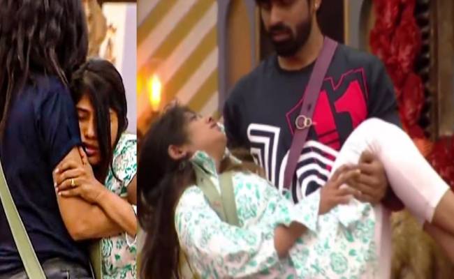 Julie fell down balaji abirami and others react in bb ultimate