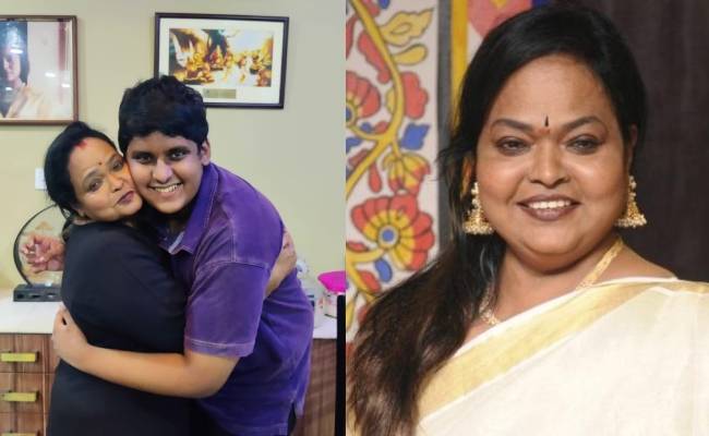 kala master tweets about her son scores a grade in icse syllabus