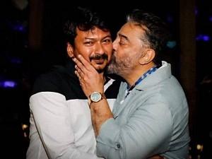 Kamal Haasan Kissed Lokesh Anirudh Vijay Sethupathi Udhayanidhi