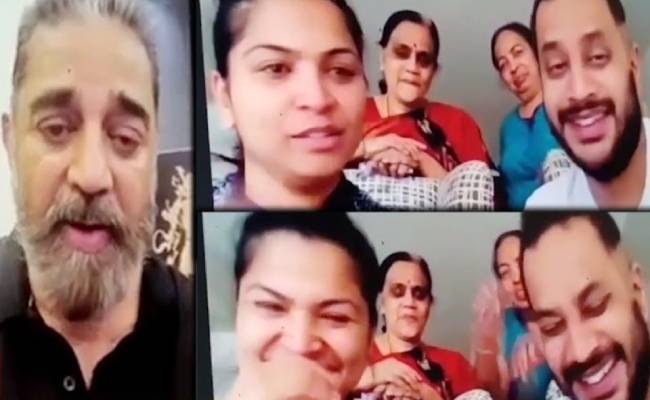 kamalhaasan talks with fan who suffered cancer heartfelt video