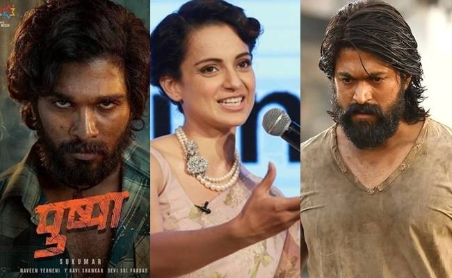 Kangana Ranaut posted praising South Indian actors on social media