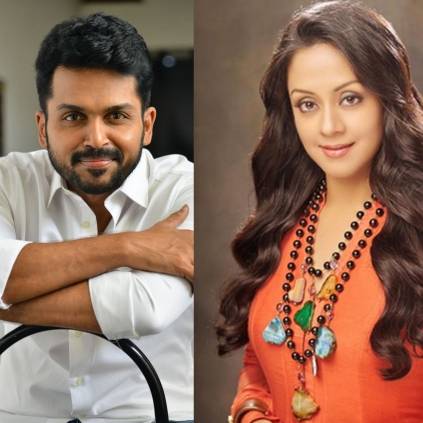 Karthi and Jyotika, Sathyaraj for to act new film directed by Jeethu Joseph
