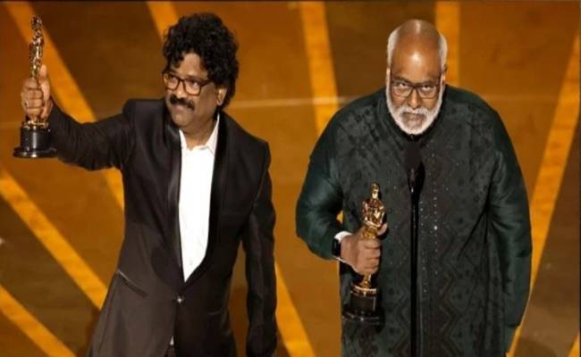 Keeravani Oscar acceptance speech video goes viral