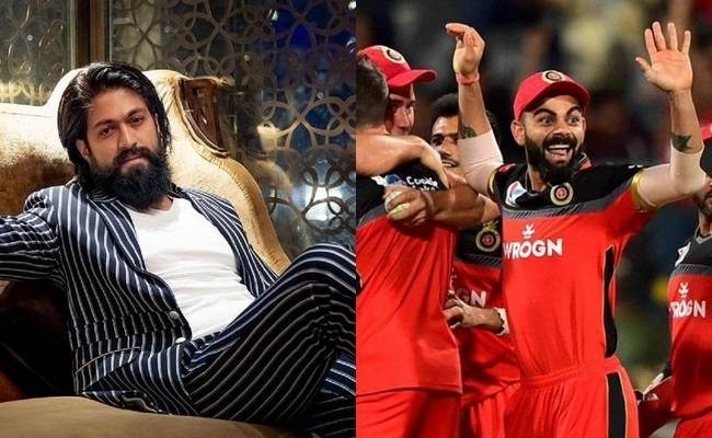 KGF 2 special show for RCB team in bio bubble