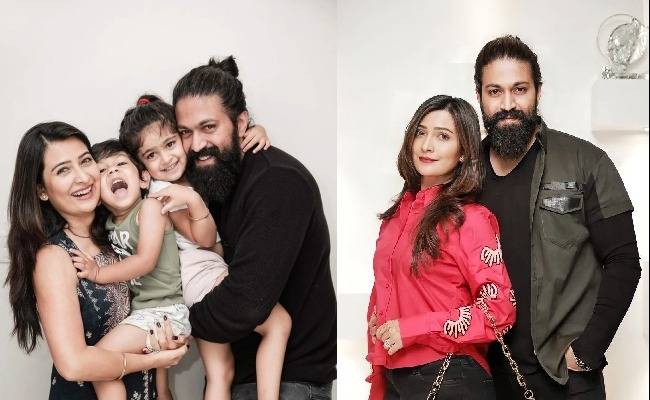 KGF Yash celebrate diwali with his wife and Children