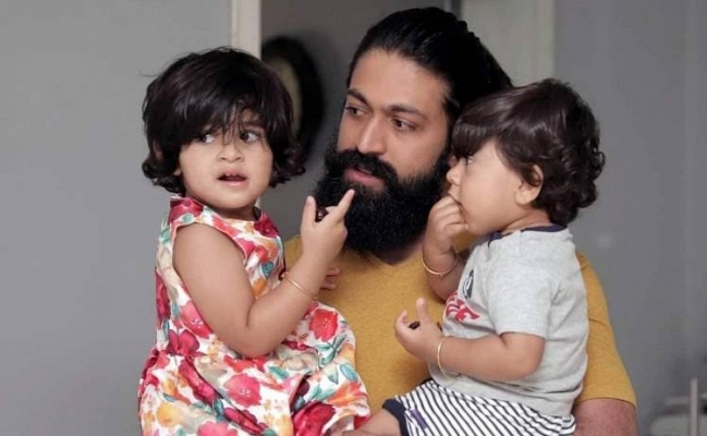 KGF Yash Playing with his daughter cute video
