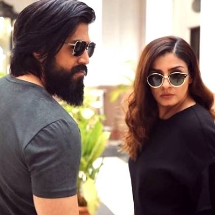 kgf yash post for raveena tandon's entry in the cast