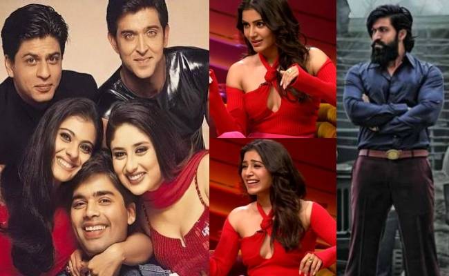 ‘வாழ்க்கை KG3 மாதிரி இருக்கும்னு பாத்தா KGF-ஆ இருக்கு’ - டிவி நிகழ்ச்சியில் சமந்தா கலகல.!