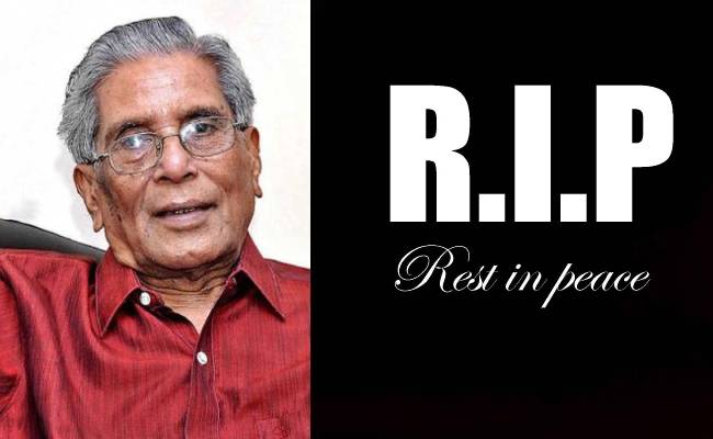 K.S. Sethumadhavan, a senior director ,Has Passed Away.