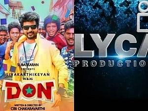 Lyca announced Sivakathikeyan’s Don movie new release date
