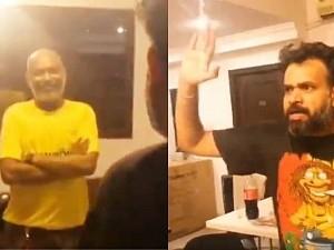 Maanaadu Director Venkat Prabhu shares Brothers day tiktok Video with Premgi goes viral | பிரேம்ஜியுடன் வெங்கட் பிரபு பகிர்ந்த டிக் டாக் வீடியோ வைரல