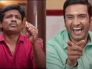 Madurai Muthu in Santhanam Sabhaapathy viral scene trailer