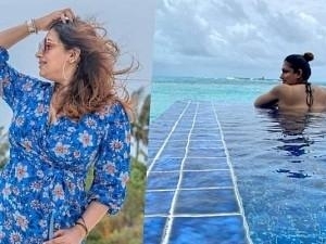 malavika maldives swim suit மளவிகா லேட்டஸ்ட் மாலத்தீவு viral