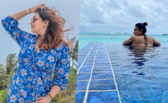 malavika maldives swim suit மளவிகா லேட்டஸ்ட் மாலத்தீவு viral