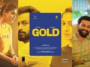 Nayanthara Prithviraj Alphonse Puthren GOLD Movie Latest Update