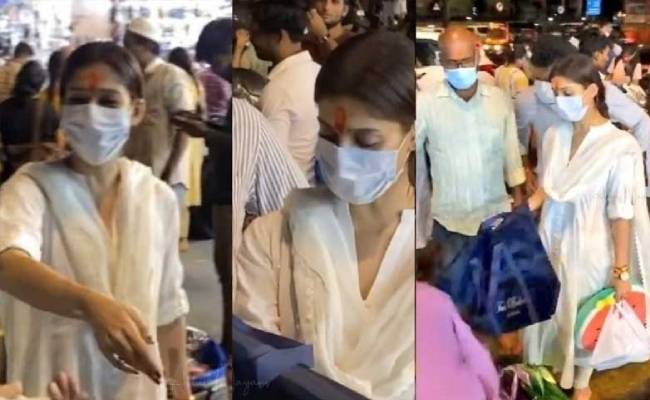 Nayanthara talking buying bag to street vendor viral video