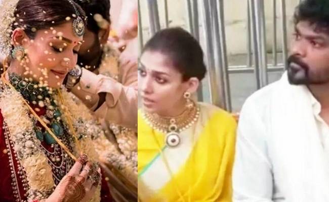 Nayanthara vignesh shivan at Tirupathi after marriage viral pic