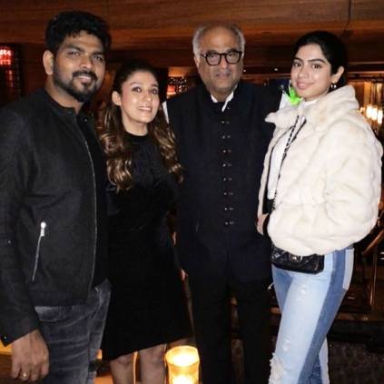 Nayanthara, Vignesh Shivan hang out with Boney and Khushi Kapoor in NewYork