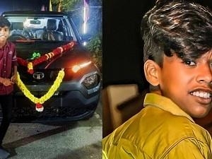 Poovaiyar buys new car at the age of 14 fans wish him