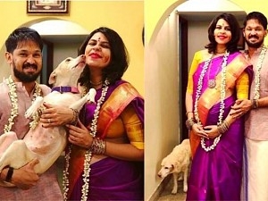 பிரபல நடிகர் சீக்கிரமே அப்பாவாக போகிறார் Popular actor share wifes baby shower photos