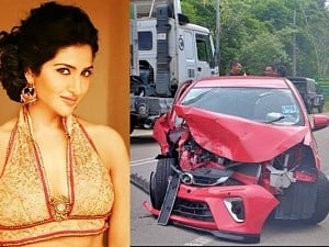 Popular actress injured in car accident ft Rishika Singh | கார் விபத்தில் சிக்கிய பிரபல நடிகை ரிஷிகா சிங்