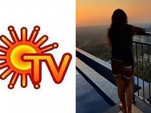 Popular actress quits Sun TV Serial amid coronavirus outbreak | கொரோனா அச்சுறுத்தல் காரணமாக சன் டிவியை விட்டு விலகும் பிரபல நடிகை