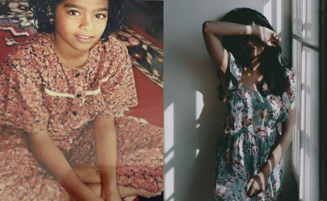 Popular actress shares her childhood pic goes viral ft Gayathrie | பிரபல நடிகையின் சின்ன வயசு ஃபோட்டோ வைரல்
