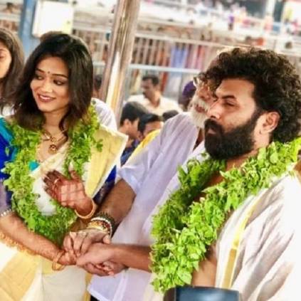 Popular Malayalam actor Sunny Wayne tied the knot with Renjini Kunju