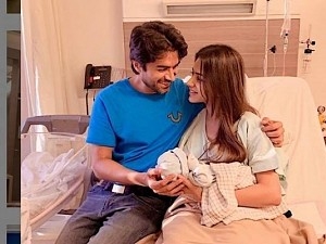 குழந்தையின் போட்டோவை வெளியிட்ட சின்னத்திரை தம்பதி Popular serial pair releases their baby photo for the fans