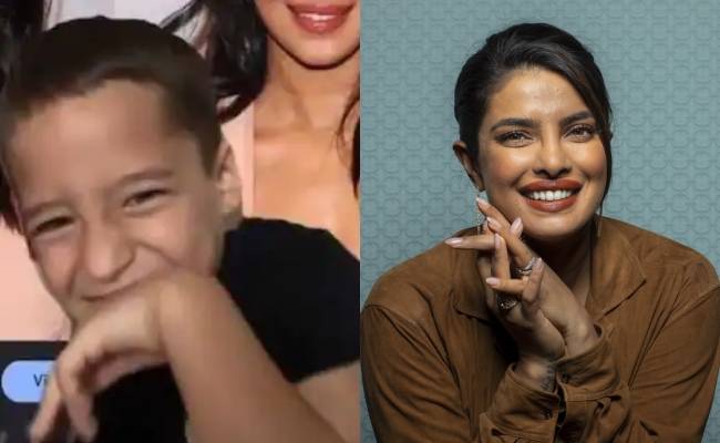Priyanka chopra reacted when a kid said he loves her