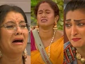 priyanka cries when her mother enters biggboss house