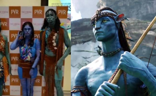 Puducherry theatre staff changed as avatar movie characters