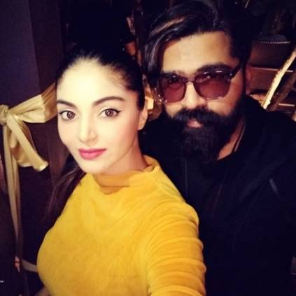 Pure Gold Sanam shetty shares Selfie pic with STR,