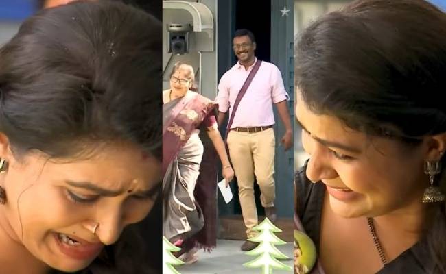 Rachitha cries when her mother enters into bigg boss house