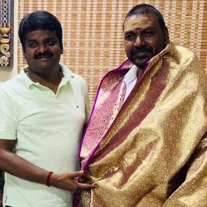 Raghava Lawrence meets Tamilnadu Health minister C. Vijayabaskar to help diseased people.