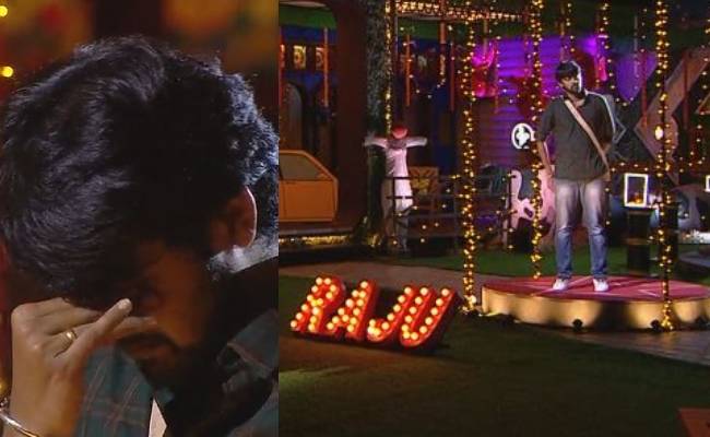 raju takes this thing as memory from bigg boss 5 house
