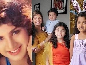 Rambha shares cute pics of her three children in instagram | நடிகை ரம்பா வெளியிட்ட குழந்தைகளின் க்யூட்டான ஃபோட்டோஸ்!