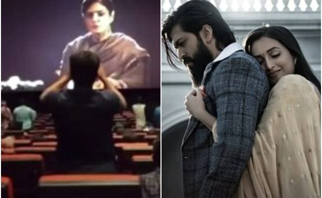 Raveena Tandon shares clip people throwing coins in theatre KGF2