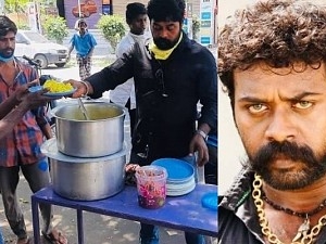 குட்டிபுலி வில்லன் செய்யும் உதவி | sasikumar's kutti puli villian actor rajasimhan feeds the poors daily