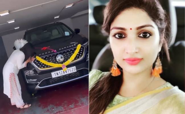 sevvanthi serial actress Divya Sridhar bought new car