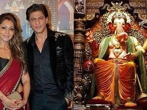 Shah Rukh Khan Celebrated Ganesh Chaturthi in Home