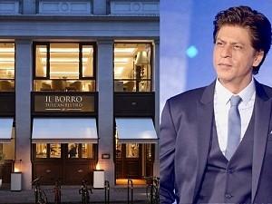 Shah Rukh Khan with Il Borro London Restaurant Chefs