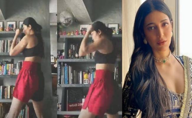 Shruti Haasan fiery workout video gone viral