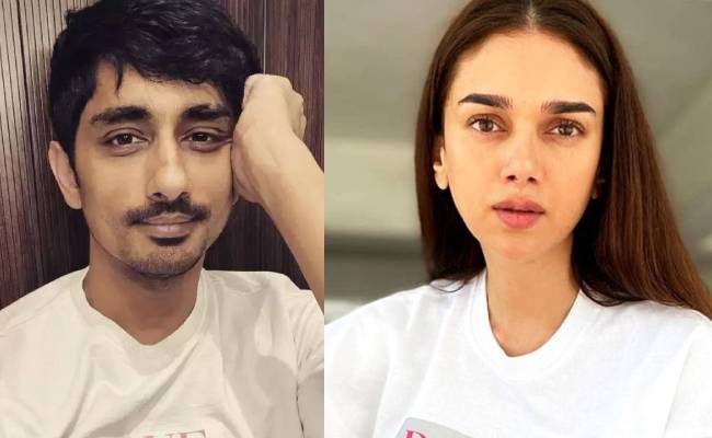 Siddharth and aditi rao similiar t shirt pics gone viral