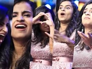 Sivaangi Cutest Off Stage unseen funny Candid Reactions video