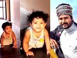 கும்முரு டப்பரு கேட்க தவழ்ந்து வரும் க்யூட் பாப்பா..! சிவகார்த்திகேயன் ஸ்வீட் ரிப்ளை.