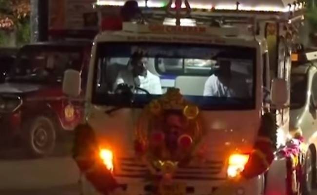எஸ்.பி.பி இறுதி அஞ்சலியின் ட்ரைவர் உருக்கம் | SP Balasubrahmanyam last rites ambulance driver emotional