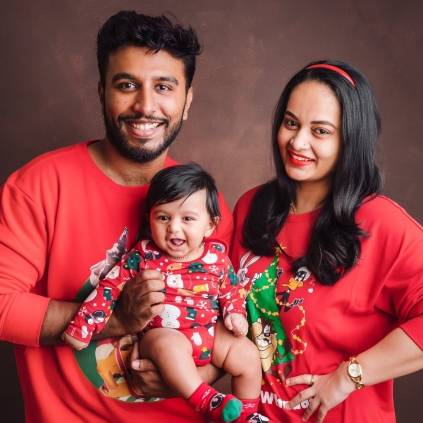 Suja Varunee shares her son's first Christmas Celebration