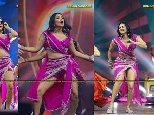 Sunny leone dancing Arabic Kuthu Oo solriya mama song Behindwoods Gold Medals